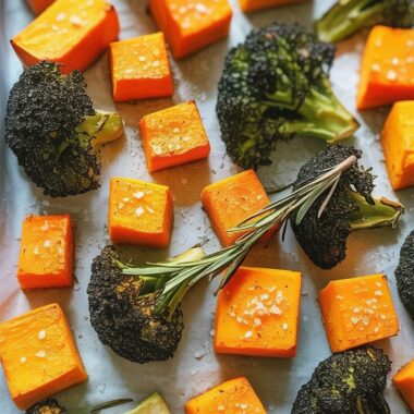 Roasted Broccoli and Butternut Squash