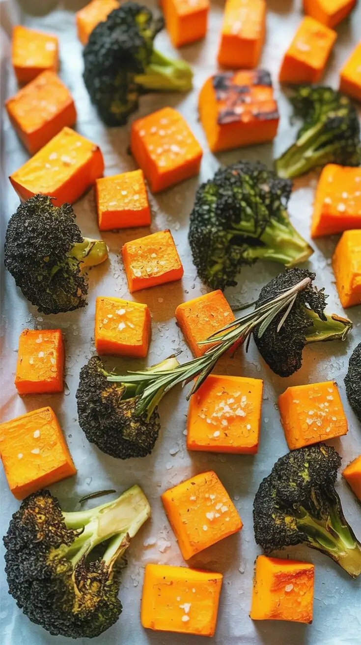 Roasted Broccoli and Butternut Squash