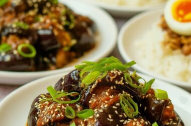 Roasted Eggplant Recipe (Asian Style)